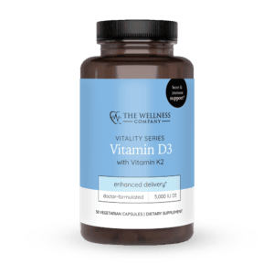 Vitamin D3 + K2 supplement - The Wellness Company